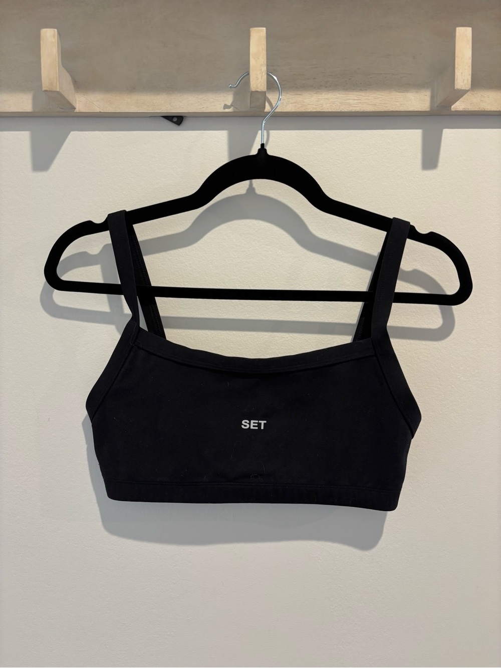 SET ACTIVE Sportbody Sporty Scoop Bra - Onyx